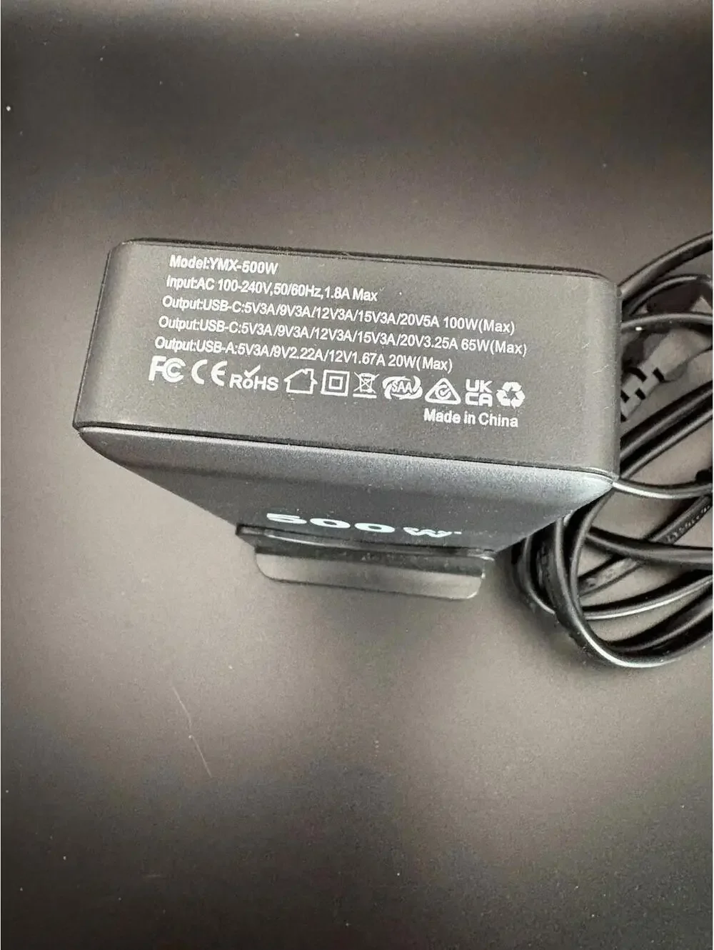 500W USB C Fast Charger Block - 8-Port GaN Charging Station for Multiple Devices